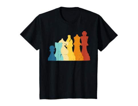 Camiseta Piezas de Ajedrez