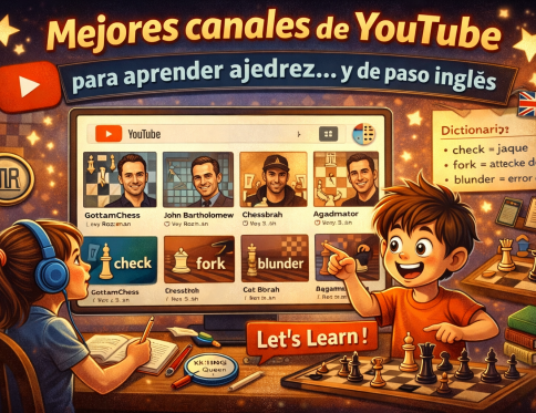 Canales youtube ajedrez inglés