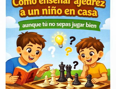 Enseñar a niños a jugar ajedrez.