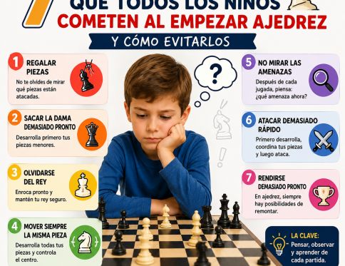 Errores niños ajedrez.
