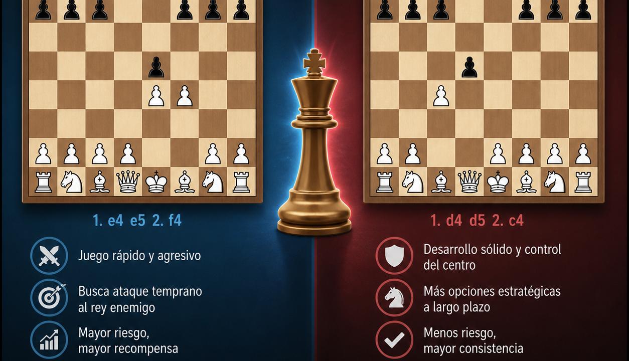 Gambito de dama y gambito de Rey