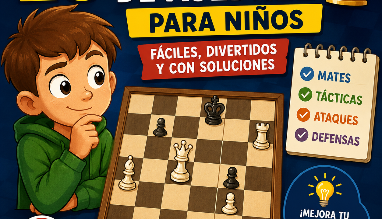 Problemas Ajedrez Niños