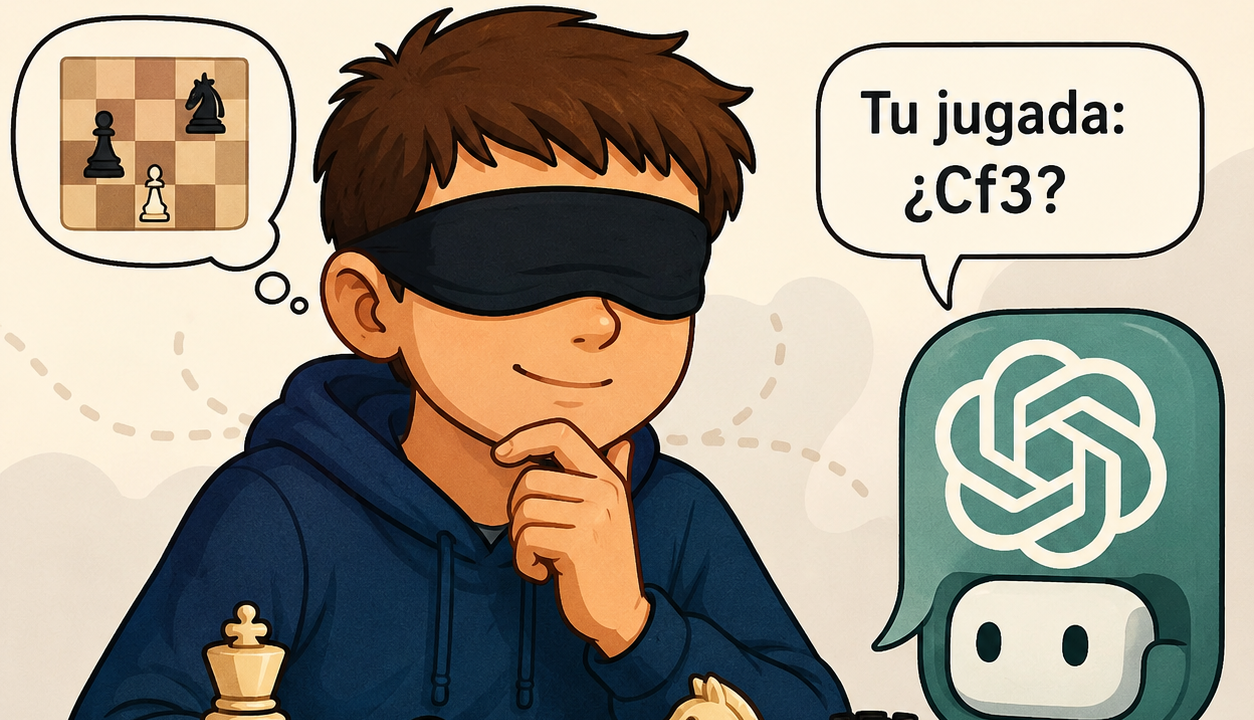 Ajedrez a ciegas con chatgpt