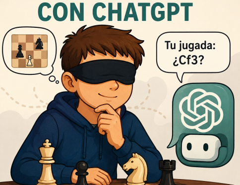 Ajedrez a ciegas con chatgpt