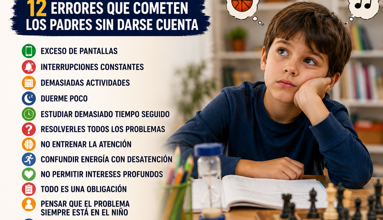 Mi hijo no se concentra
