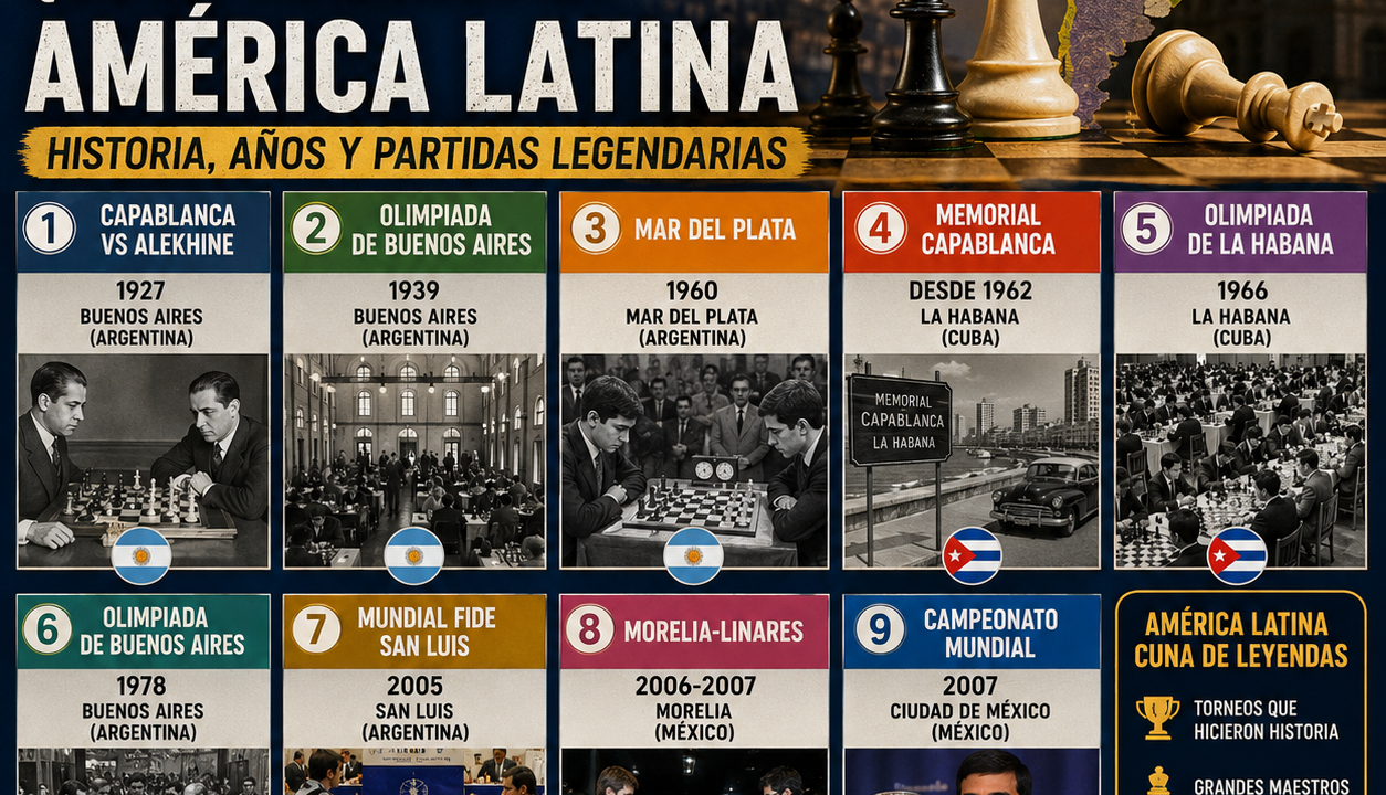 Mejores torneos Ajedrez en America Latina